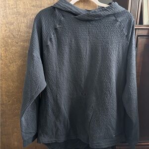 Nike Black Textured Hoodie